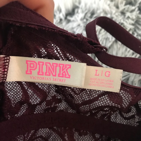 VICTORIA SECRET PINK lace bra/ bralette with pads - Picture 4 of 5